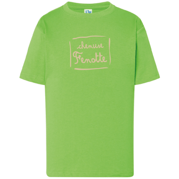 Tshirt enfant "chenuse fenotte" couleur vert