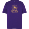 Tshirt enfant "lyon ville lumière" couleur violet