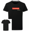Tshirt lyonnais à jamais couleur noir, face