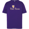 Tshirt enfant "mon miron" couleur violet