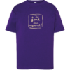 Tshirt enfant "petit gone bien vigouret" couleur violet