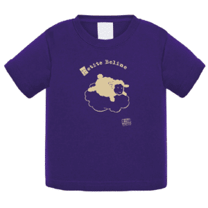 Tshirt logo petite beline couleur violet