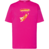 Tshirt enfant "super guignol" couleur fushia