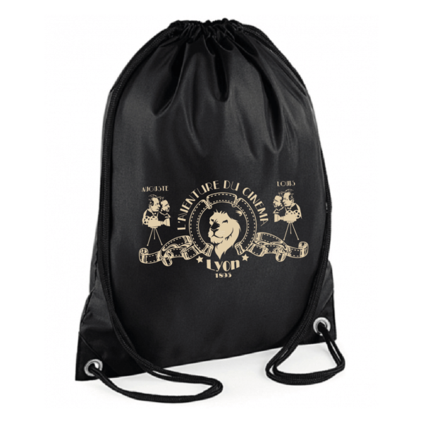 Sac sport "l'aventure du cinéma" couleur noir