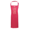 Tablier enfant "gone d'un jour, gone toujours" couleur fushia
