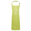Tablier enfant "gone d'un jour, gone toujours" couleur vert