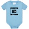 Body bébé "Historic route 69" couleur bleu ciel