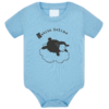 Body bébé "petite beline" couleur bleu ciel