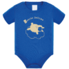 Body bébé "petite beline" couleur bleu roi