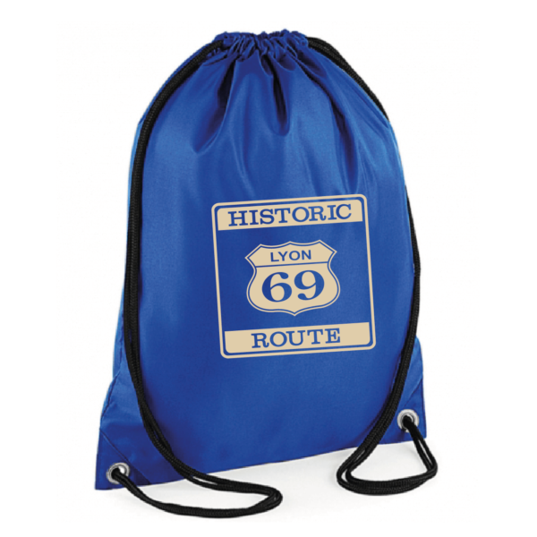 Sac sport "historic route 69" couleur bleu