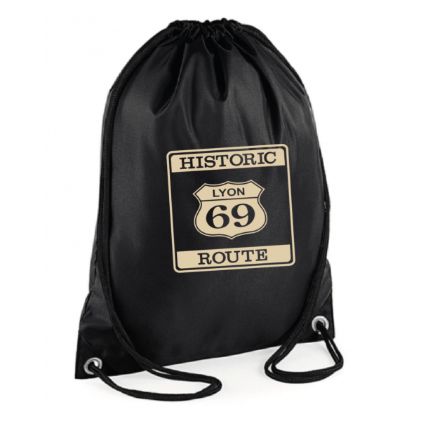 Sac sport "historic route 69" couleur noir