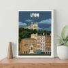 Affiche 18x24 cm Lyon souvenir – Image 14