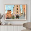 Affiche 18x24 cm Lyon souvenir – Image 15