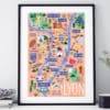 Affiche 18x24 cm Lyon souvenir