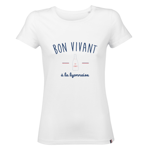 Tshirt Lyon fabriqué en France femme Bon vivant - À la française