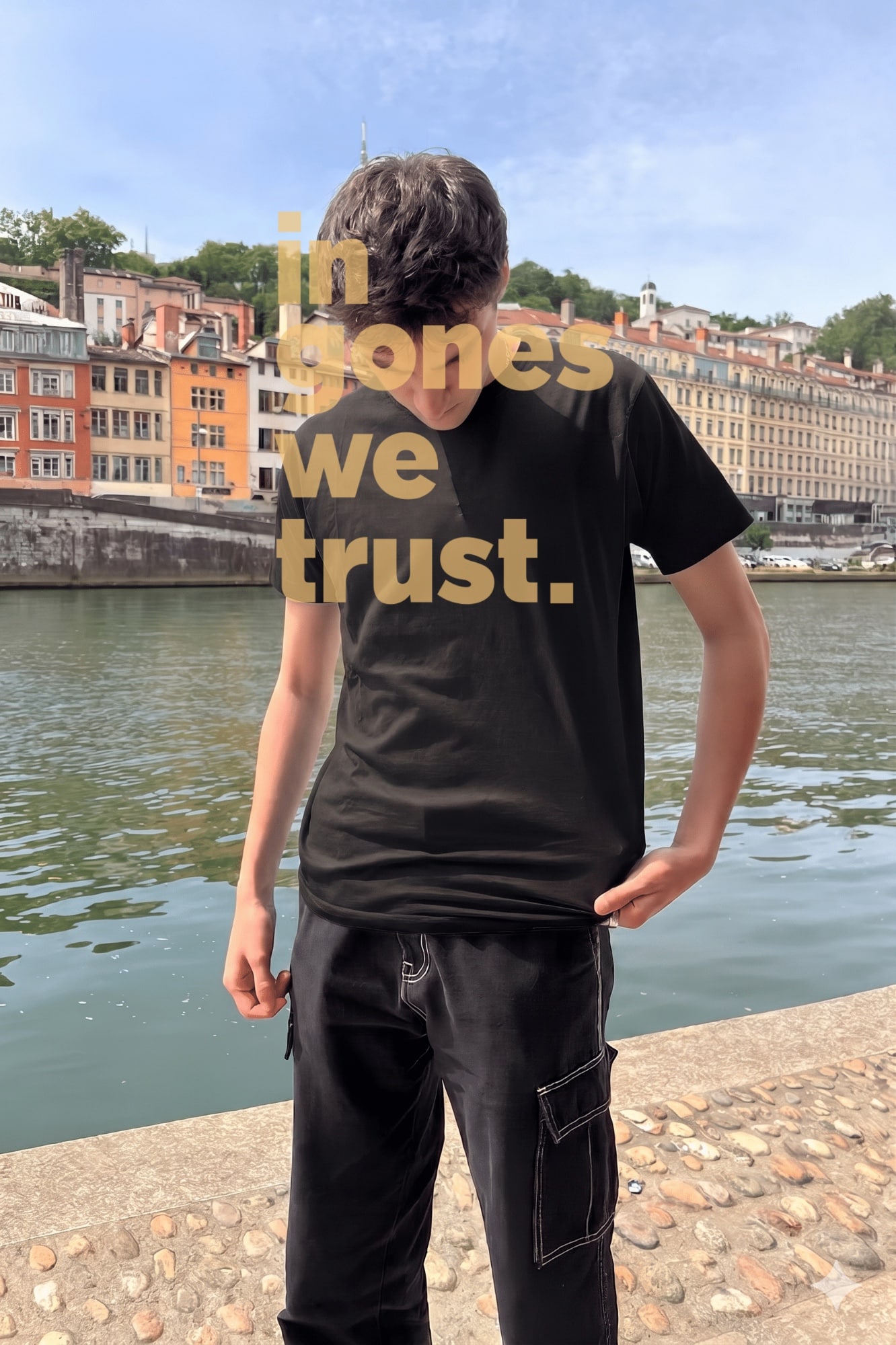 T-Shirt Homme – Igwt — Noir (face)