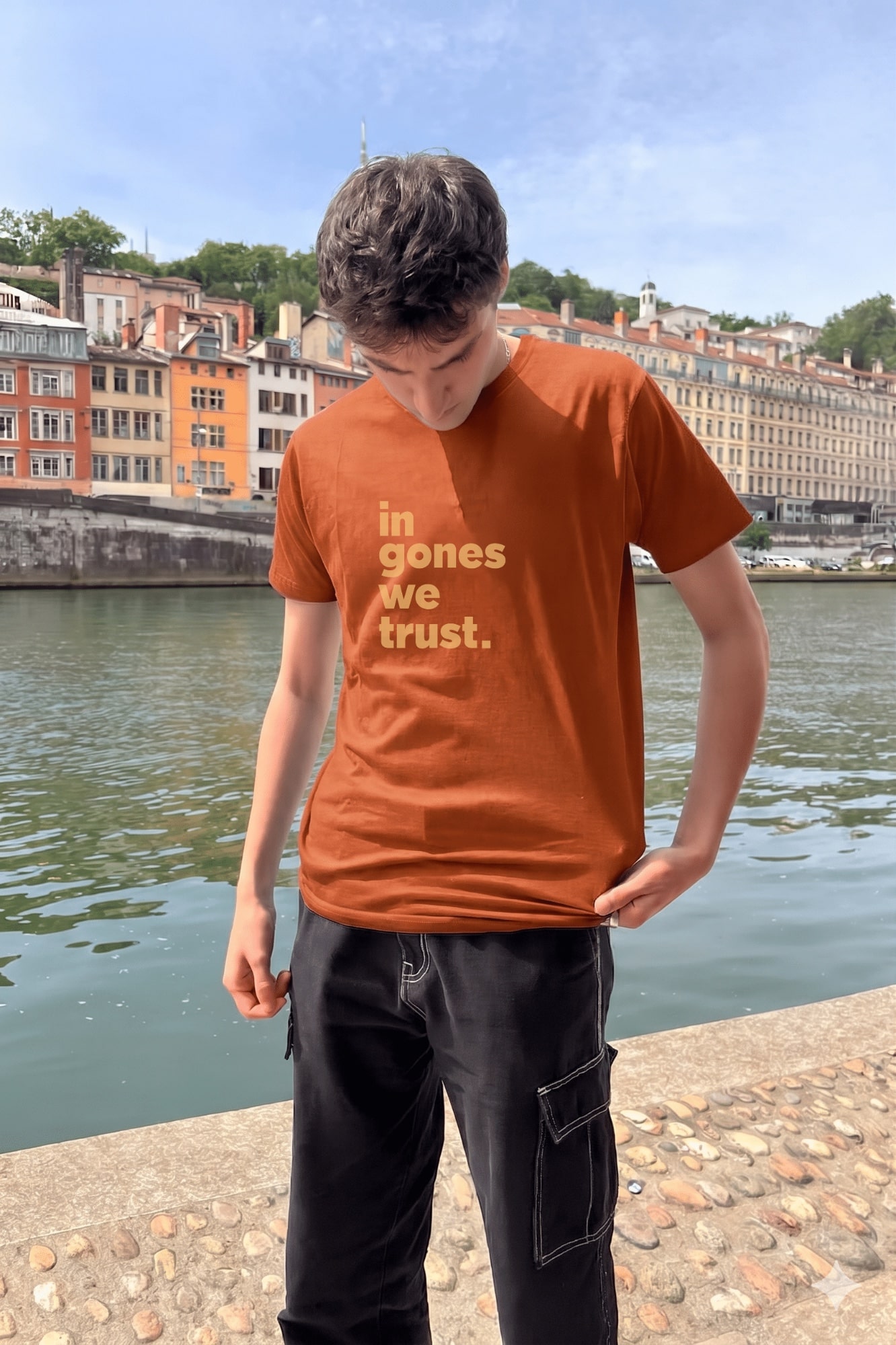 T-Shirt Homme – Igwt — Rouille (face)