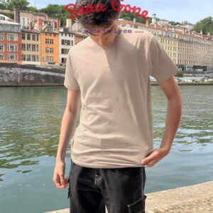 T-Shirt Homme – Beau Gone — Sable (face)