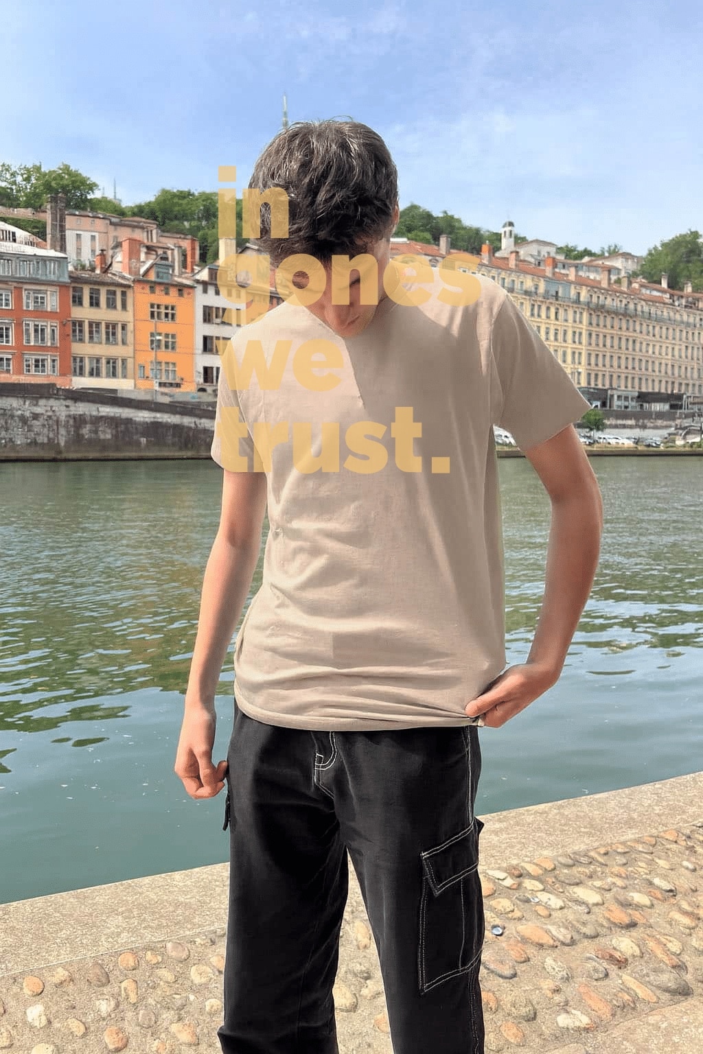 T-Shirt Homme – Igwt — Sable (face)