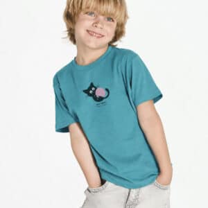 T-Shirt Enfant – Mon Miron — Bleu Petrole (face-2)