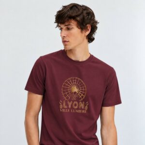 T-Shirt Homme – Lyon Ville Lumière