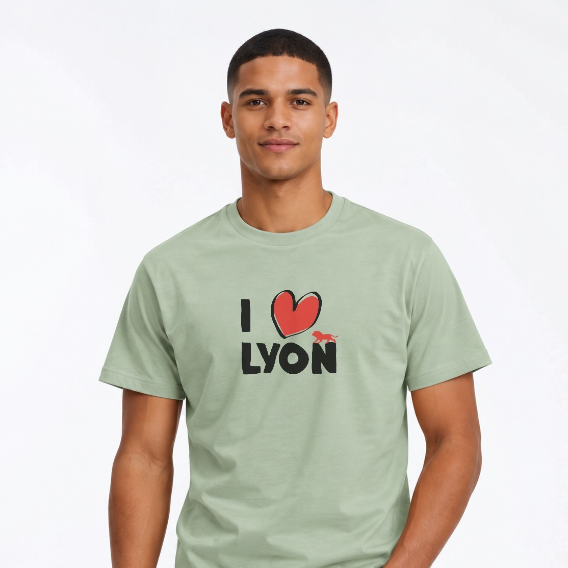T-Shirt Homme – I Love Lyon
