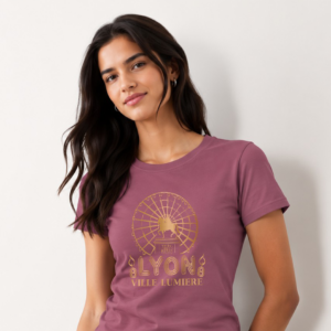 T-Shirt Femme – Lyon Ville Lumière