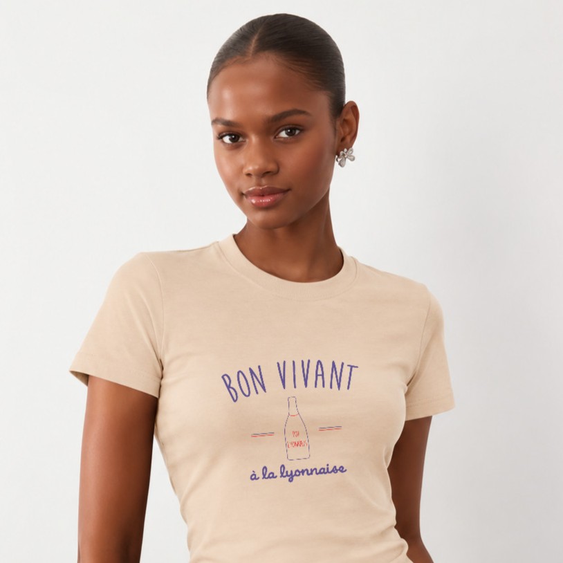 T-Shirt Femme – Bon Vivant À La Lyonnaise