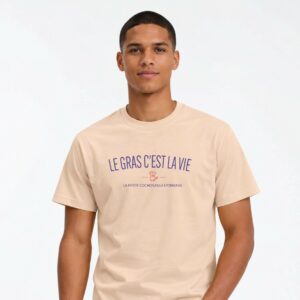 T-Shirt Homme – Le gras c'est la vie