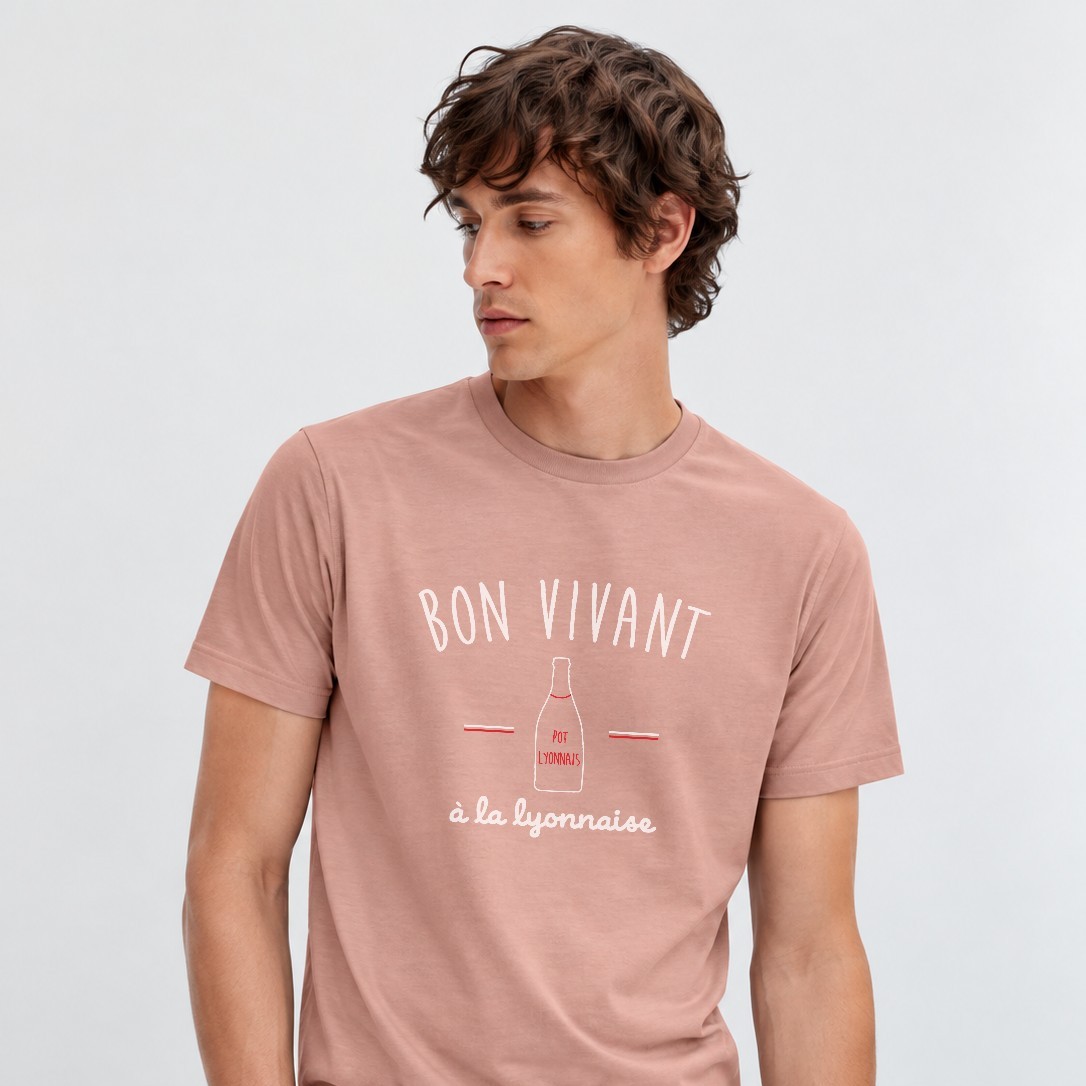 T-Shirt Homme –Bon vivant à la lyonnaise